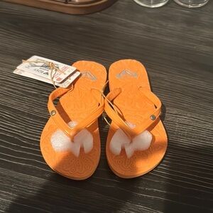 Roxy Vibrant Orange Sandals- toddler size 12
